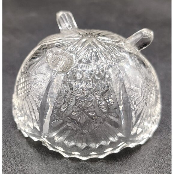 Salt Dip Cellars Fostoria & Wright Glass Bowls Vintage Footed Pedestal Lot of 2 - Picture 11 of 14